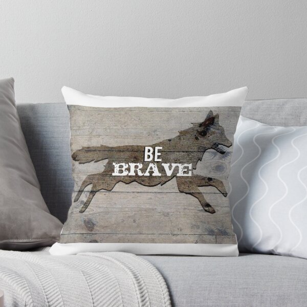 Item preview, Be Brave (Wolf Fox) designed and sold by The Souls Chamber.