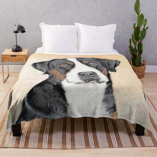 Item preview, Greater Swiss Mountain Dog Painting - Original Art designed and sold by alpendesigns.