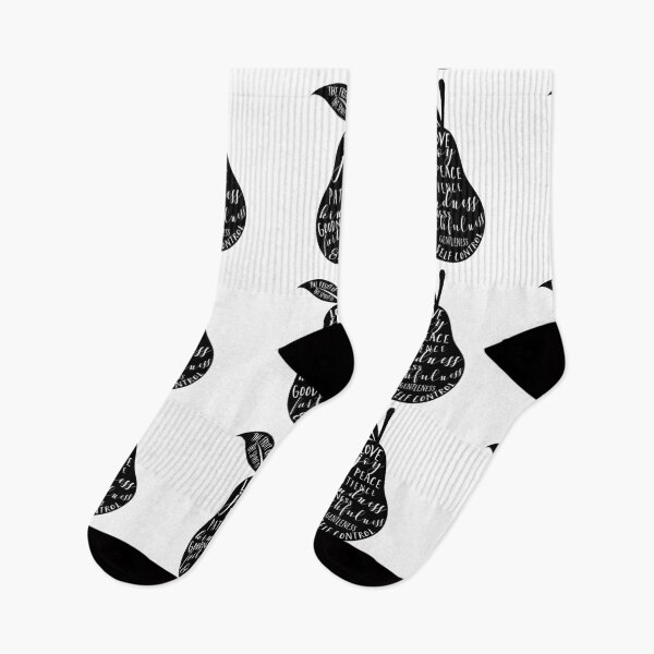 Item preview, Fruit of the spirit | pear | black and white designed and sold by SouthPrints.