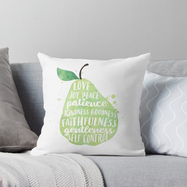 Item preview, Fruit of the spirit watercolor pear designed and sold by SouthPrints.
