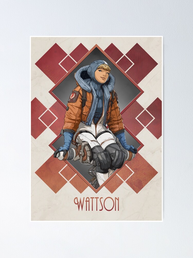 Apex Legends Art Deco Wattson Character Poster Poster By Gemini Phoenix Redbubble