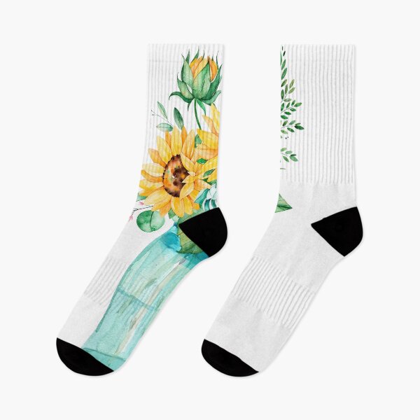 Item preview, Sunflowers, Mason jar, sunflower bouquet, watercolor, watercolor sunflowers designed and sold by SouthPrints.
