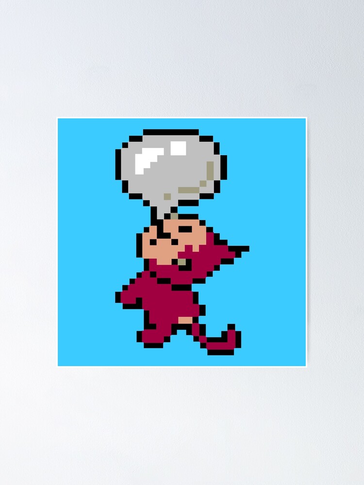 "EarthBound Bubble Monkey" Poster by ToatsMagoats Redbubble