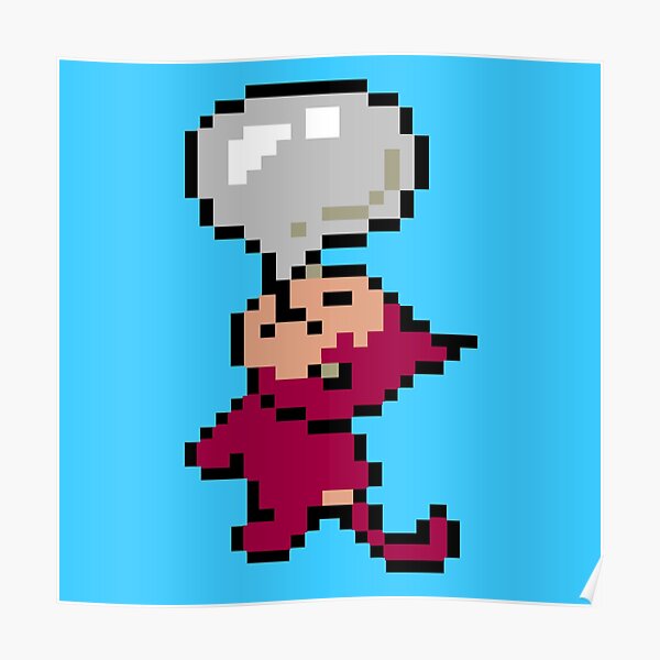 "EarthBound Bubble Monkey" Poster by ToatsMagoats Redbubble