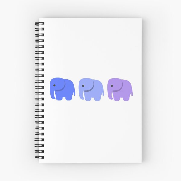 Item preview, Blue Purple Indigo Elephant Cute Funny Happy Sarcastic Spiritual Animal Birthday Gift designed and sold by EpsilonEridani.
