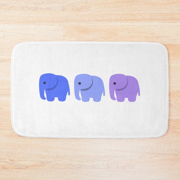 Item preview, Blue Purple Indigo Elephant Cute Funny Happy Sarcastic Spiritual Animal Birthday Gift designed and sold by EpsilonEridani.