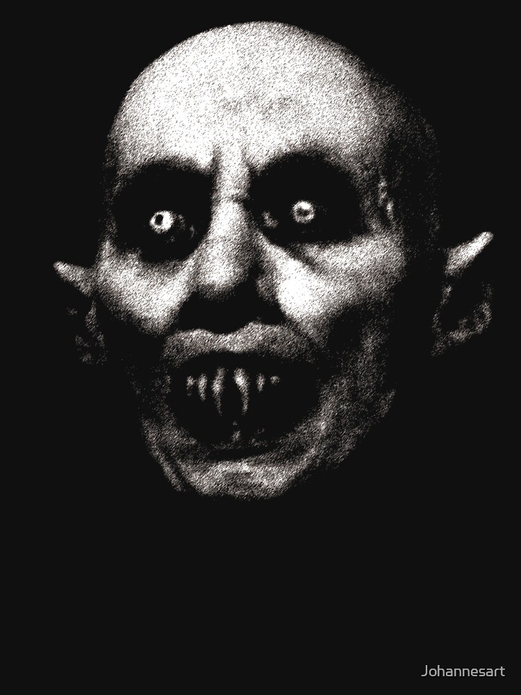 Thumbnail 7 of 7, Essential T-Shirt, Nosferatu the Vampire cult classic goth gothic horror lover gift Halloween t shirt designed and sold by Johannesart.