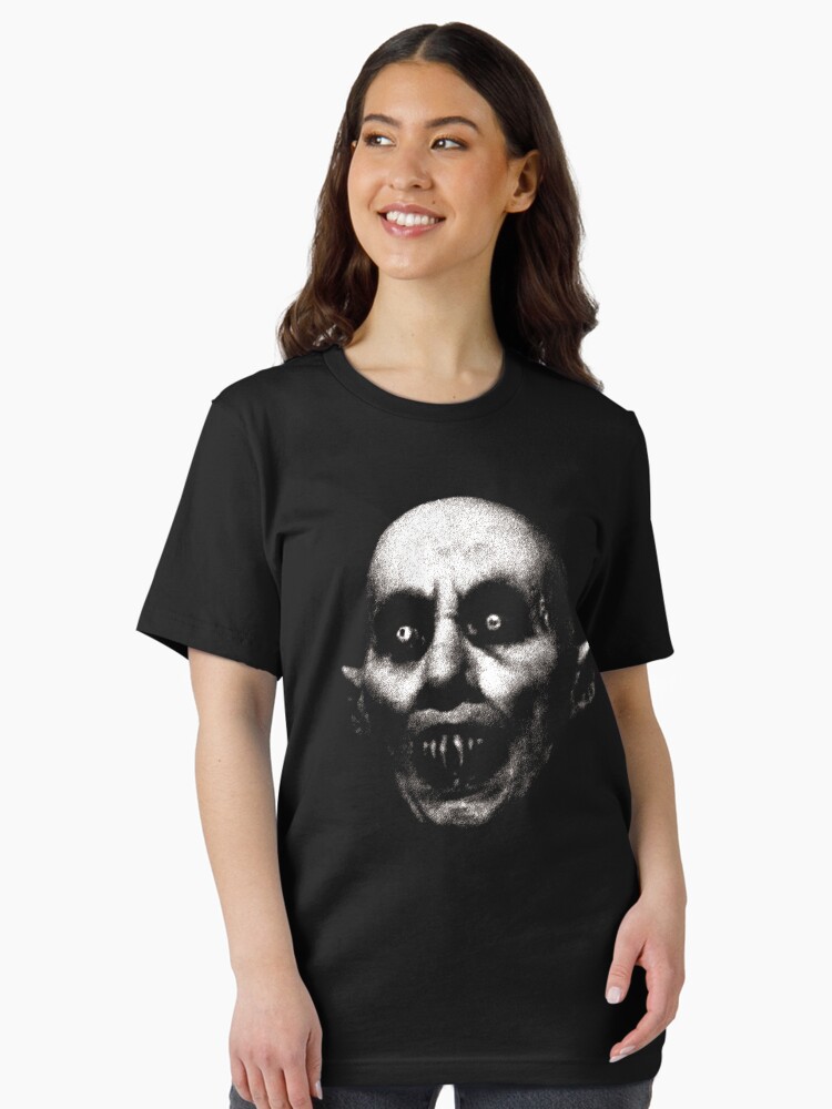 Thumbnail 2 of 7, Essential T-Shirt, Nosferatu the Vampire cult classic goth gothic horror lover gift Halloween t shirt designed and sold by Johannesart.