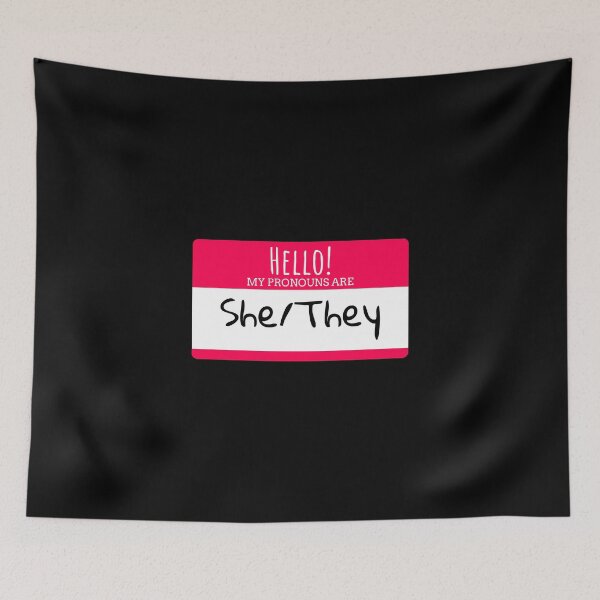 Item preview, She/They Pronouns designed and sold by brenda-lee.