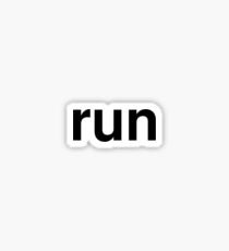 run Sticker
