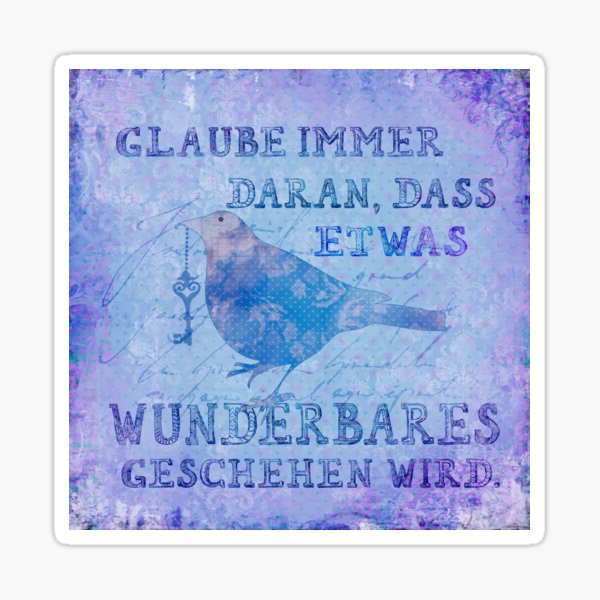 miracle bird Sticker