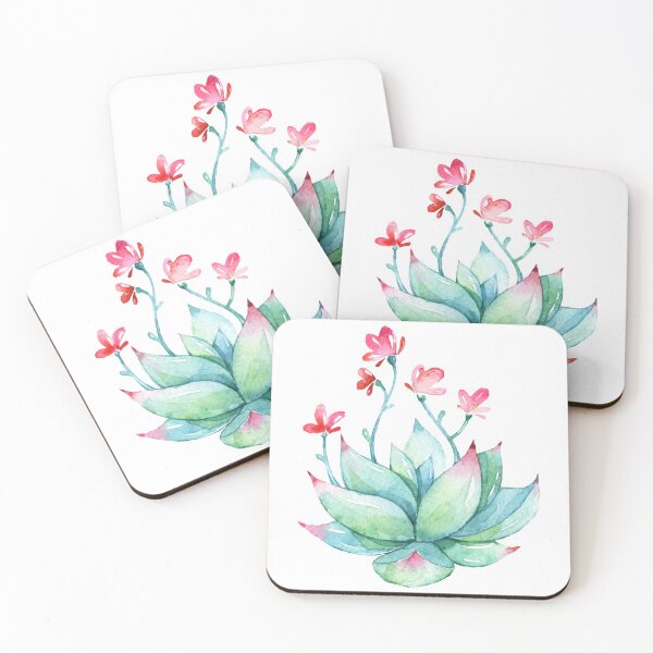 Item preview, Watercolor Succulent sticker   designed and sold by SouthPrints.