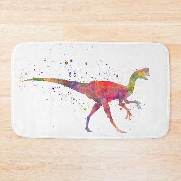 Item preview, Oviraptor dinosaur in watercolor designed and sold by paulrommer.