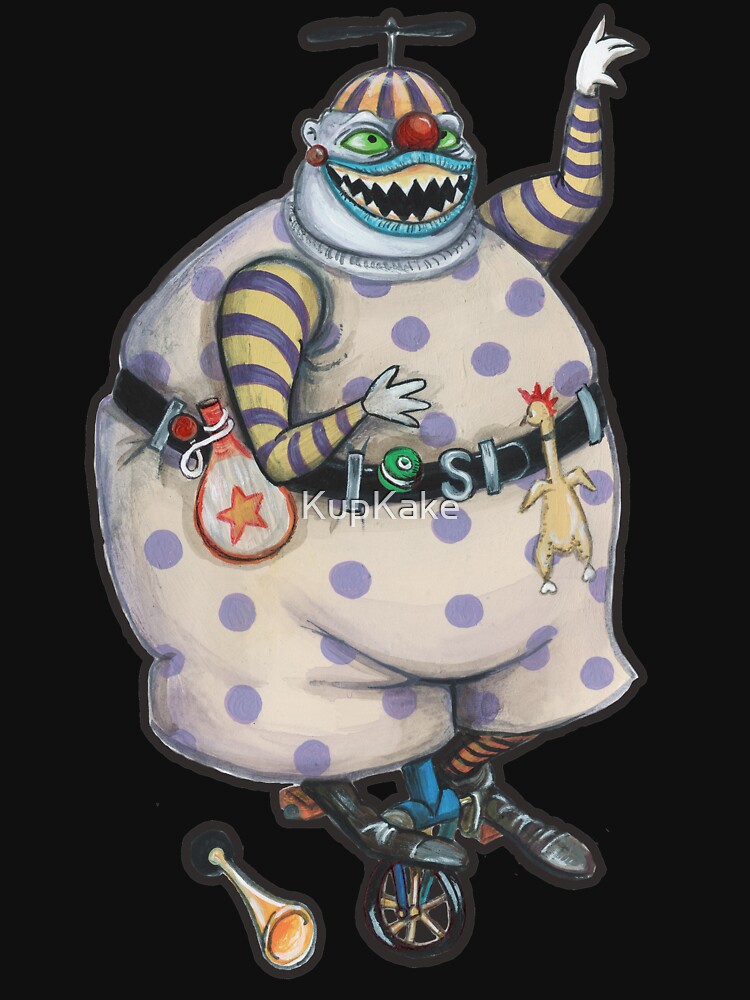 "Clown With The Tear-Away Face" T-shirt by KupKake | Redbubble