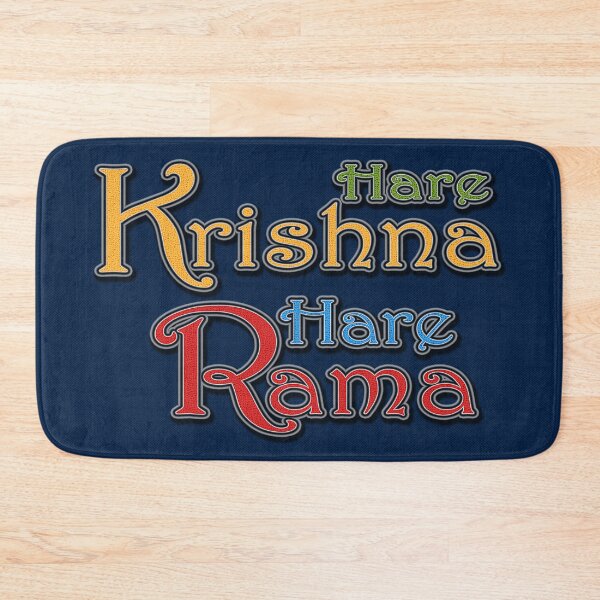 Item preview, Maha Mantra - Hare Krishna - Blue background designed and sold by Pino 'Delfino' Esposito.