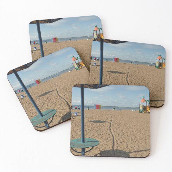 Item preview, trail of a bicycle on the sand of beach designed and sold by mrivserg.