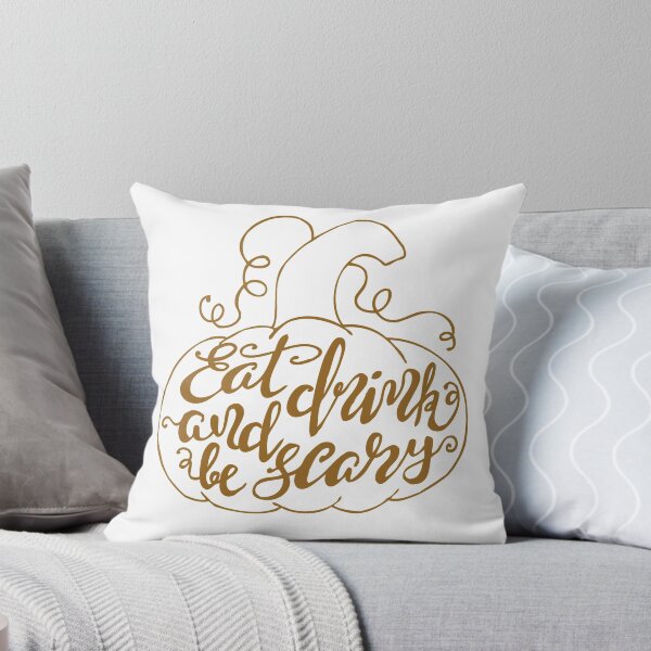 Item preview, Eat drink and be scary typography text art by Word Fandom - wordfandom designed and sold by Kerry Pritchard.