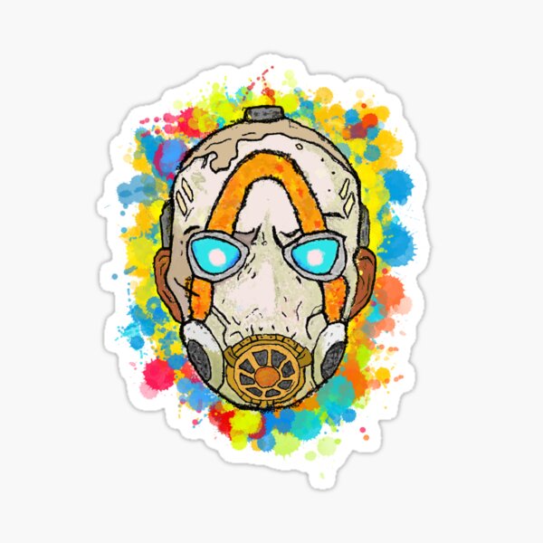 Vista previa del artículo con la obra «Máscara de Borderlands», diseñado y vendido por thisoneismine.
