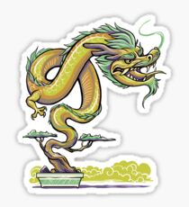 Bonsai Dragon Sticker