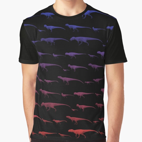Morrison Formation Theropods (Pattern) Graphic T-Shirt