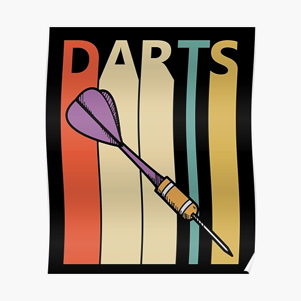 Vintage Darts Poster