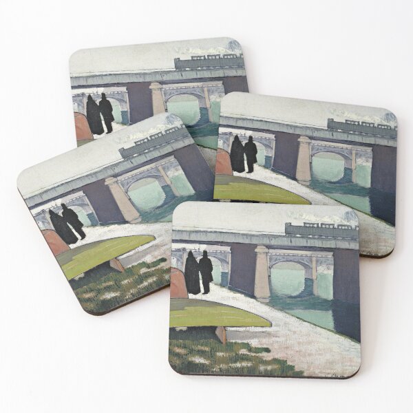 Item preview, Émile Bernard - Iron Bridges at Asnières - Pont de Fer à Asnières designed and sold by ArtExpression.