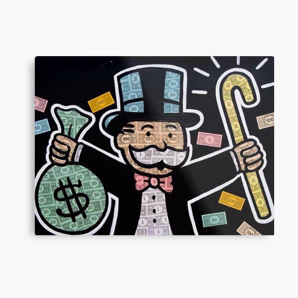 Alec Money Monopoly Artwork Cartoon Rich Man Upperclass Society