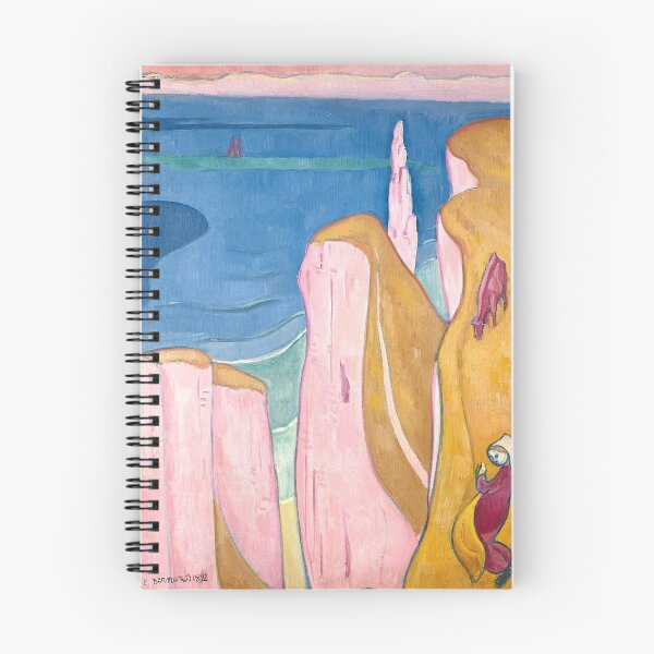 Artikelvorschau, Émile Bernard - The Cliffs of Yport - Les Falaises d'Yport entworfen und verkauft von ArtExpression.