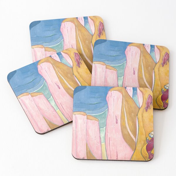 Item preview, Émile Bernard - The Cliffs of Yport - Les Falaises d'Yport designed and sold by ArtExpression.