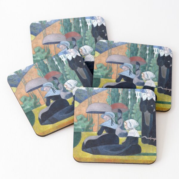 Item preview, Émile Bernard - Breton Women with Umbrellas - Les Bretonnes aux Ombrelles designed and sold by ArtExpression.