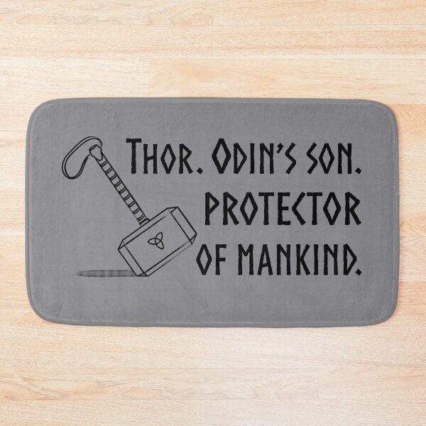 Item preview, Thor. Odin's Son. Protector of Mankind. (Black) designed and sold by TFeldDesign.