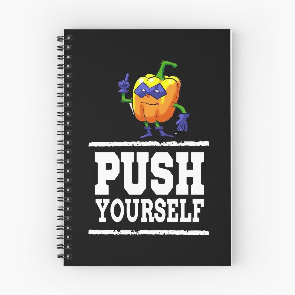 Item preview, Push Yourself Mystery Pepper Superhero Foodietoon  I Love Peppers! designed and sold by ProjectX23.