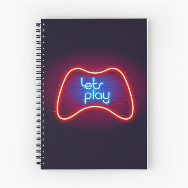 Item preview, Colorful Neon Let's Play Sign with Game Controller designed and sold by Voysla.