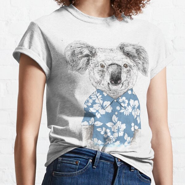 Summer koala (blue) Classic T-Shirt