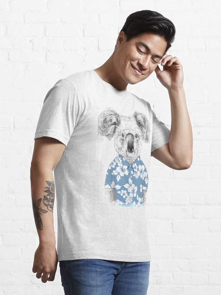 "Summer koala (blue)" Tshirt for Sale by soltib Redbubble koala t