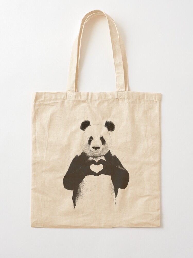 Alternate view of All you need is love Tote Bag