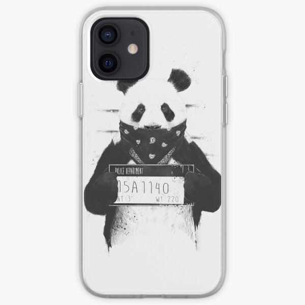 Bad panda iPhone Soft Case