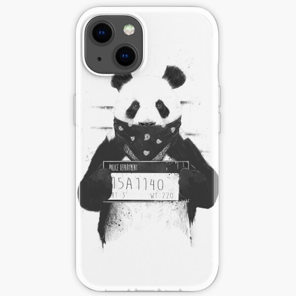 Bad panda iPhone Soft Case