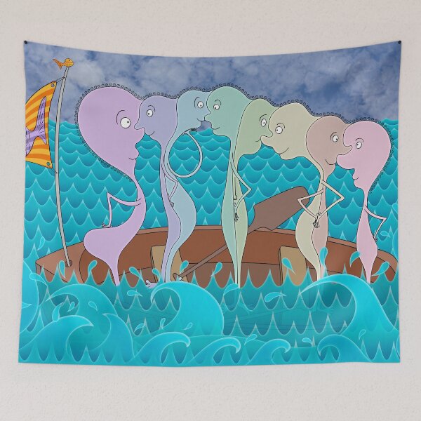 Item preview, We Are All In The Same Boat designed and sold by Becky Titus.