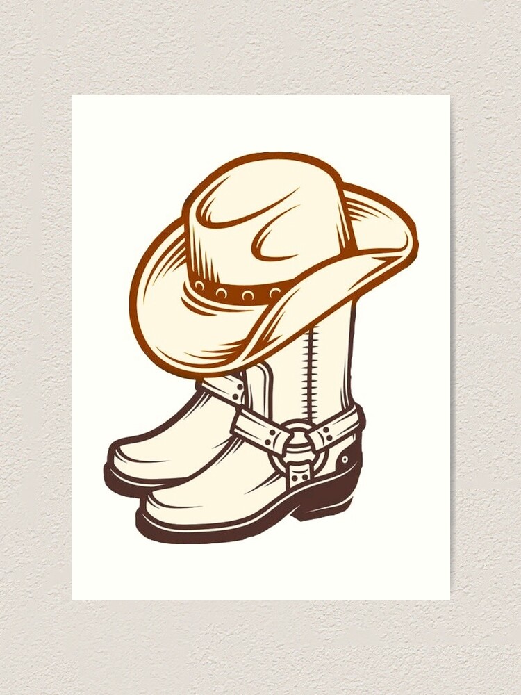 cowboy boots art