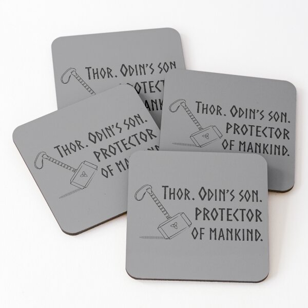 Item preview, Thor. Odin's Son. Protector of Mankind. (Black) designed and sold by TFeldDesign.