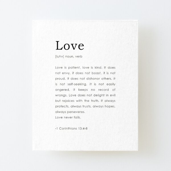 1 Corinthians 134 WEB 4K Wallpaper  Love is patient and is kind love  doesnt envy
