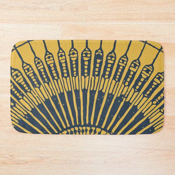 Artikelvorschau, Fan in Navy auf Yellow Ochre entworfen und verkauft von KShedenhelm.