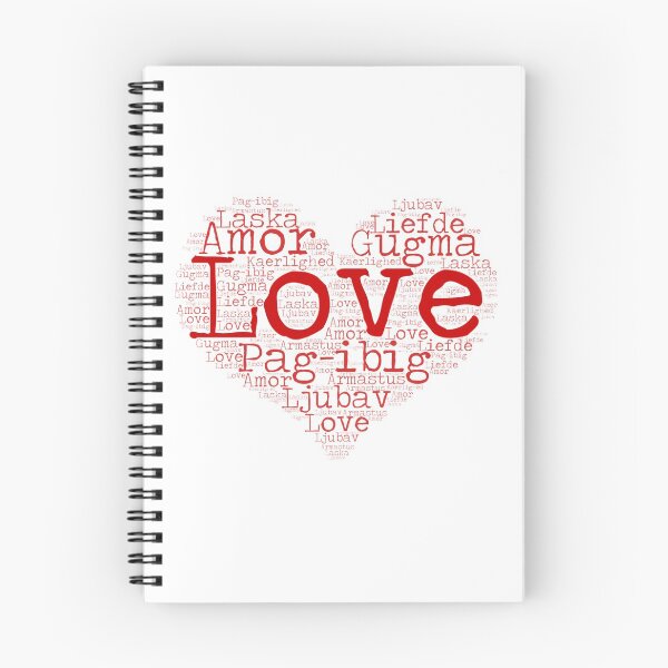 Item preview, Love in different languages word cloud designed and sold by atevern.