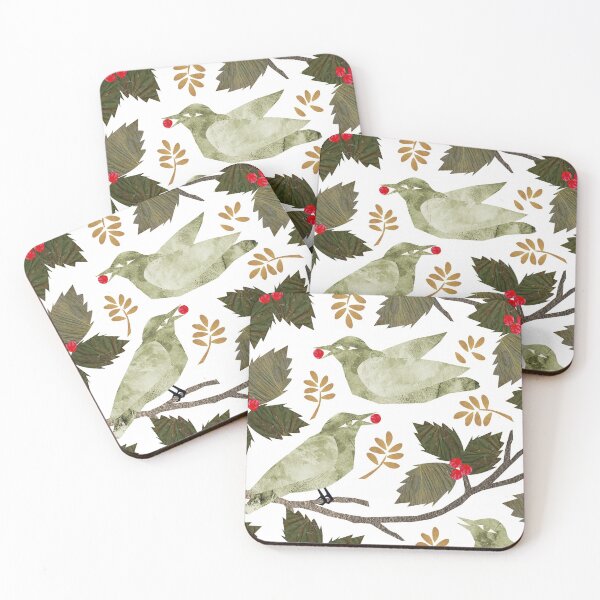Item preview, Birds and Holly designed and sold by KShedenhelm.