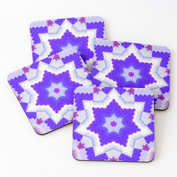 Item preview, Purple Star Mosaic Tiling designed and sold by Dator-Abstracts.