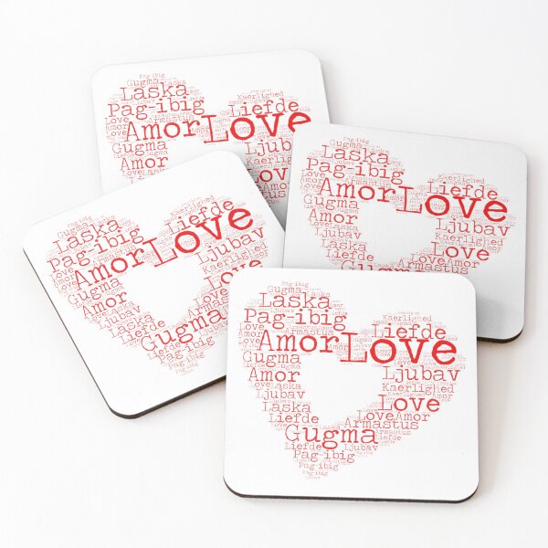 Item preview, Love in different languages word cloud designed and sold by atevern.