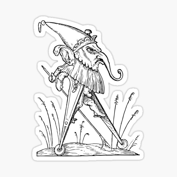 The Drolatic dreams of Pantagruel (1565) Sticker