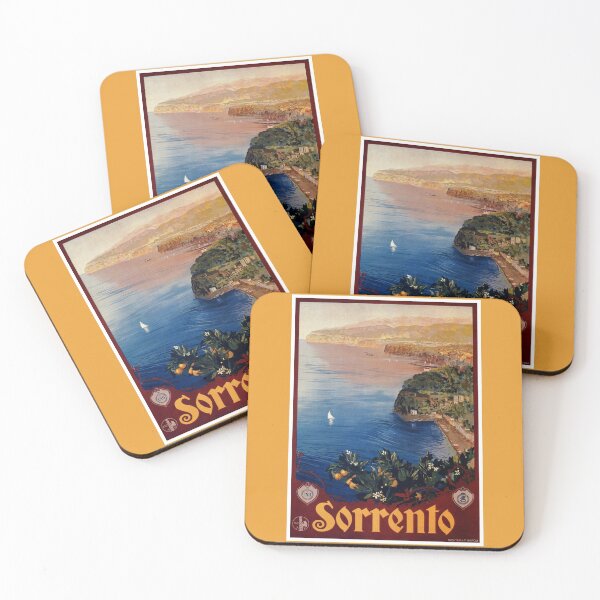 Item preview, Italy Sorrento Bay of Naples vintage Italian travel advert designed and sold by aapshop.