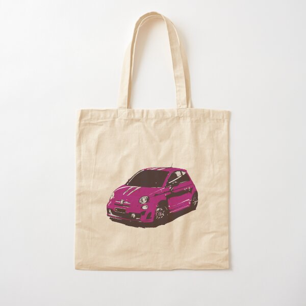FIAT 500 Abarth - Cute Little Italian City Car Cotton Tote Bag